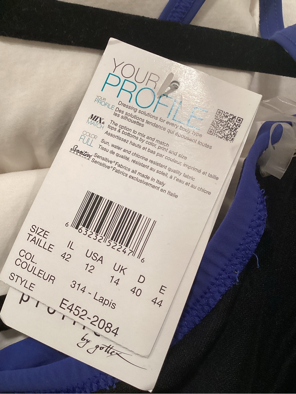 Gottex Lapis Blue supportive One-Piece stylish control - Picture 3 of 11